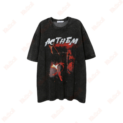 men graffiti pattern black t shirts